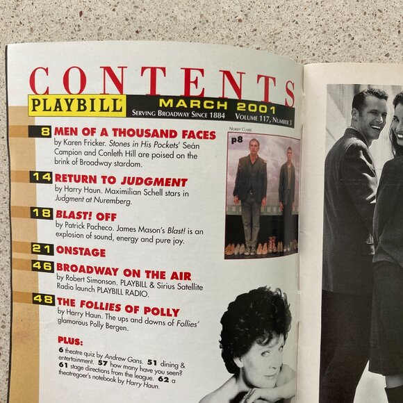 The Invention of Love Playbill Robert Sean Leonard Cover Writing David Harbour - Picture 6 of 6